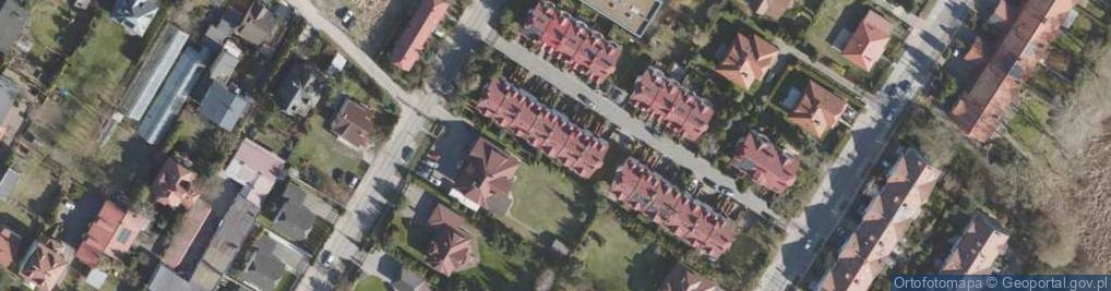 Zdjęcie satelitarne Zielonej Łąki ul.