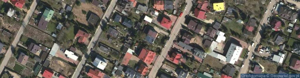 Zdjęcie satelitarne Zimna ul.