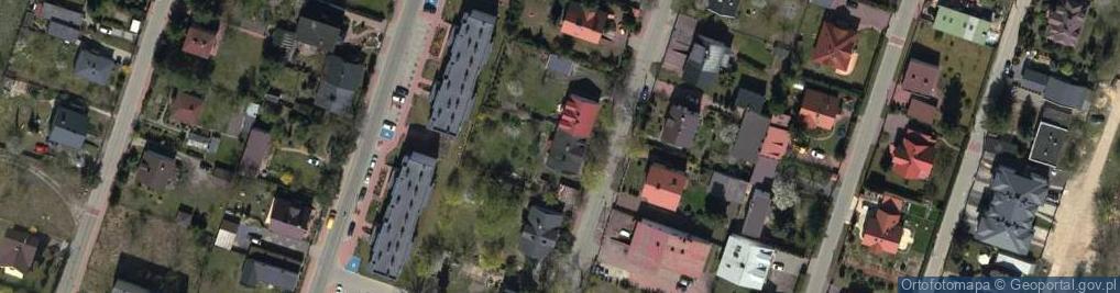 Zdjęcie satelitarne Zimna ul.