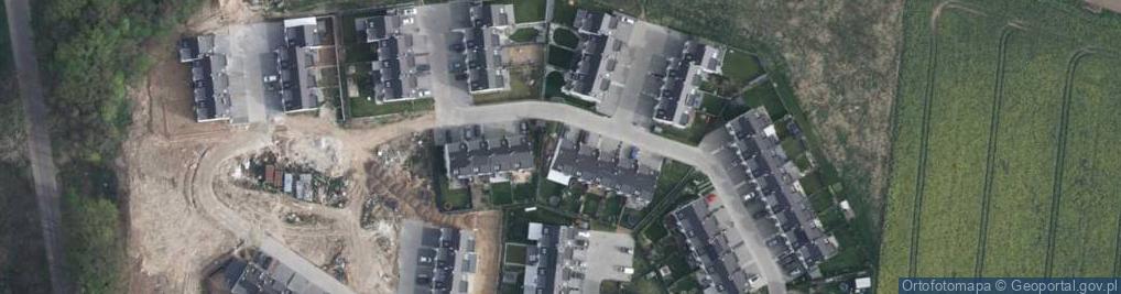Zdjęcie satelitarne Zielona ul.