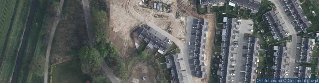 Zdjęcie satelitarne Zielona ul.