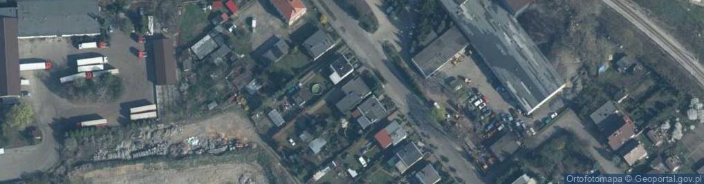 Zdjęcie satelitarne Zielona ul.