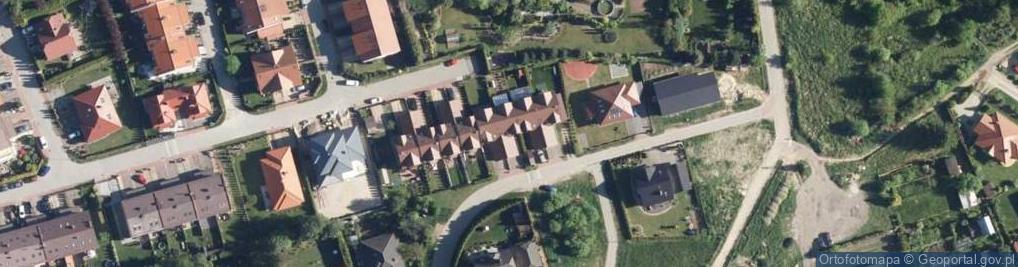 Zdjęcie satelitarne Zielony Pagórek ul.