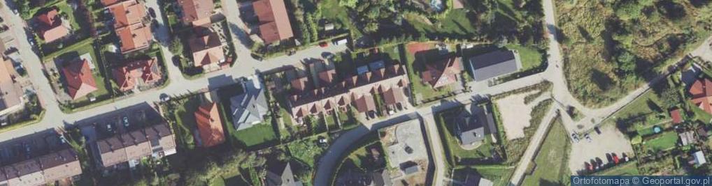 Zdjęcie satelitarne Zielony Pagórek ul.