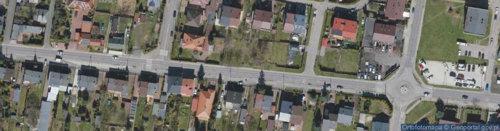 Zdjęcie satelitarne Zielona ul.