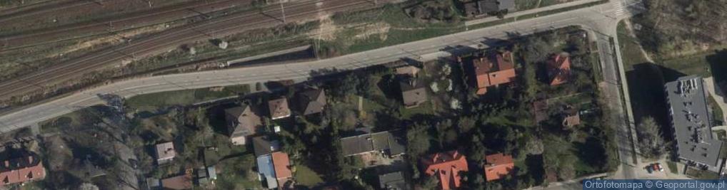 Zdjęcie satelitarne Zielonej Gęsi ul.