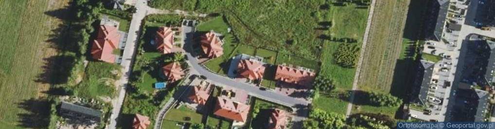 Zdjęcie satelitarne Zielone Ogrody ul.