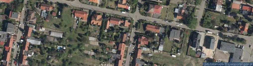 Zdjęcie satelitarne Zielona ul.