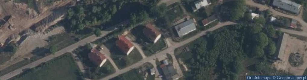 Zdjęcie satelitarne Zielony Gaj ul.