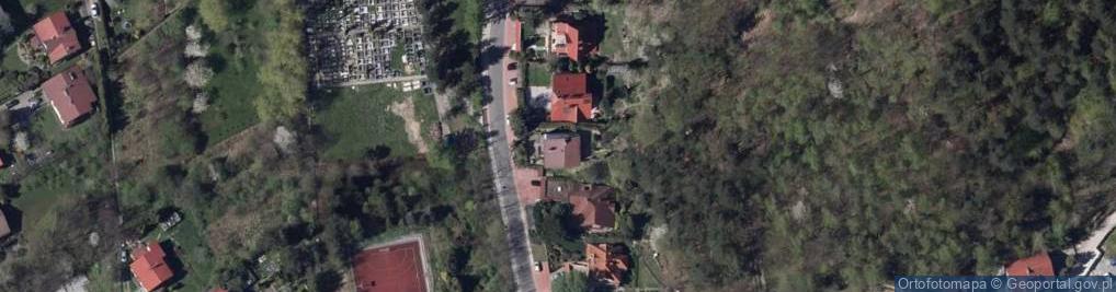 Zdjęcie satelitarne Złoty Potok ul.