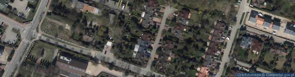 Zdjęcie satelitarne Złotej Jabłoni ul.