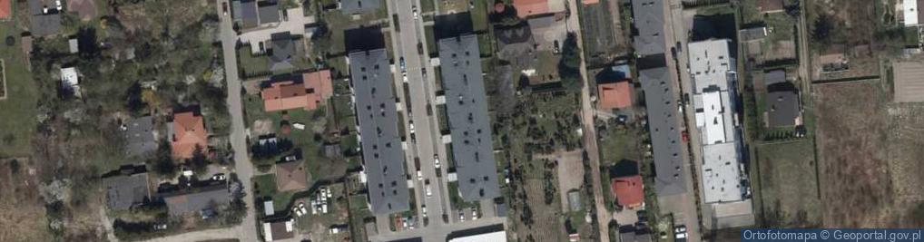 Zdjęcie satelitarne Złotej Kaczki ul.