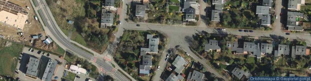 Zdjęcie satelitarne Złotej Kaczki ul.