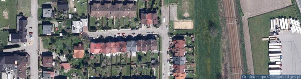 Zdjęcie satelitarne Złocieni ul.