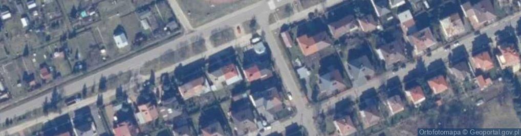 Zdjęcie satelitarne Żołnierzy II Armii Wojska Polskiego ul.