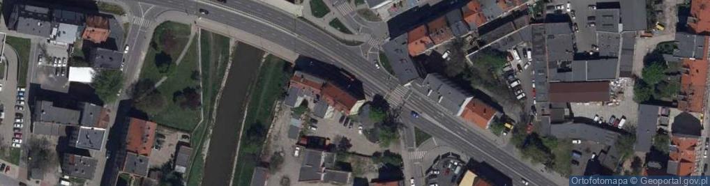 Zdjęcie satelitarne Żołnierzy II Armii Wojska Polskiego ul.