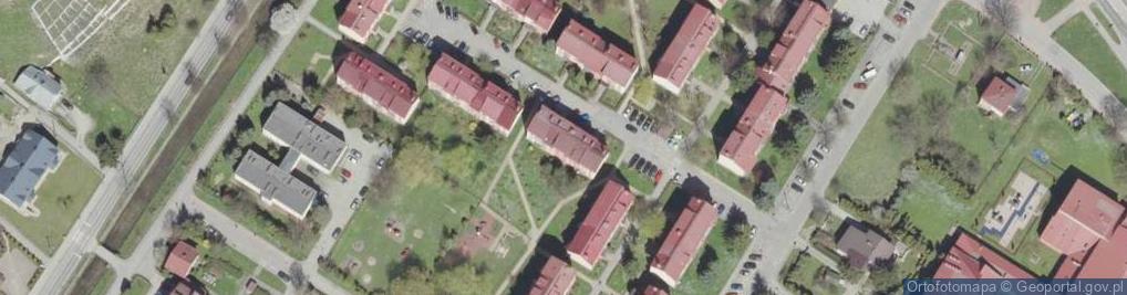 Zdjęcie satelitarne Żołnierzy 1 Armii Wojska Polskiego ul.