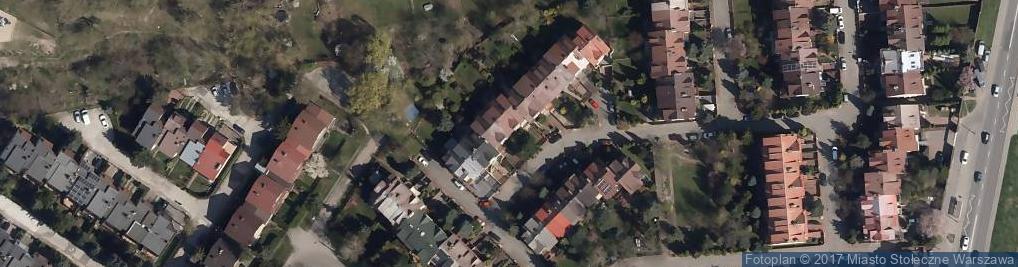 Zdjęcie satelitarne Zodiakalna ul.