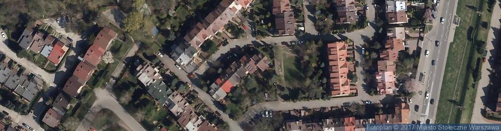 Zdjęcie satelitarne Zodiakalna ul.