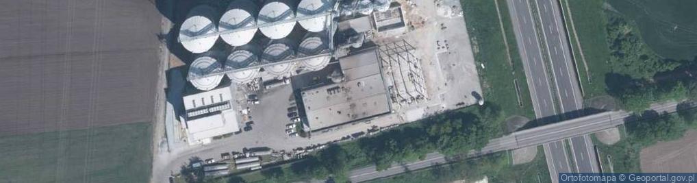 Zdjęcie satelitarne Żórawina ul.