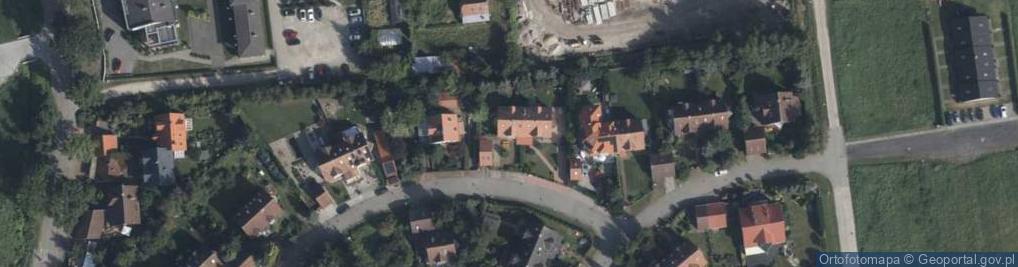 Zdjęcie satelitarne Źródlana ul.