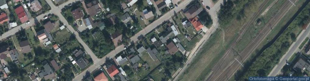 Zdjęcie satelitarne Źródlana ul.