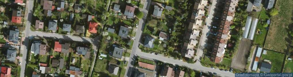 Zdjęcie satelitarne Źródlana ul.