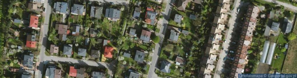 Zdjęcie satelitarne Źródlana ul.