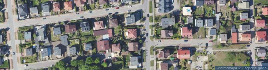 Zdjęcie satelitarne Źródlana ul.