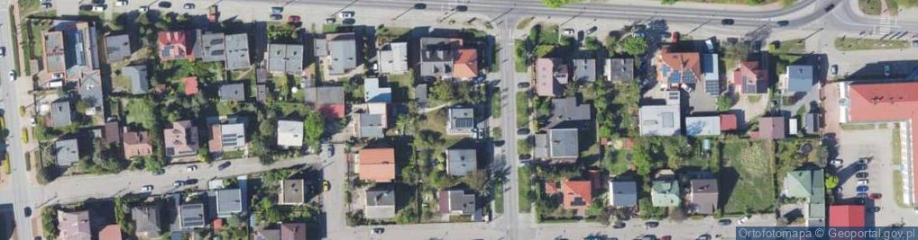 Zdjęcie satelitarne Źródlana ul.