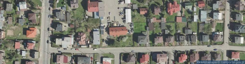 Zdjęcie satelitarne Zuchów ul.