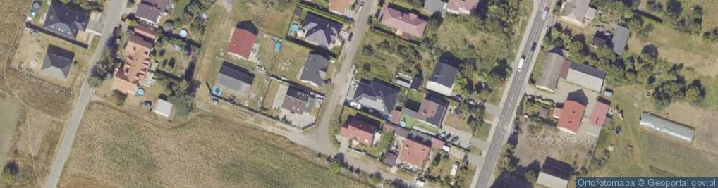 Zdjęcie satelitarne Zuchów ul.