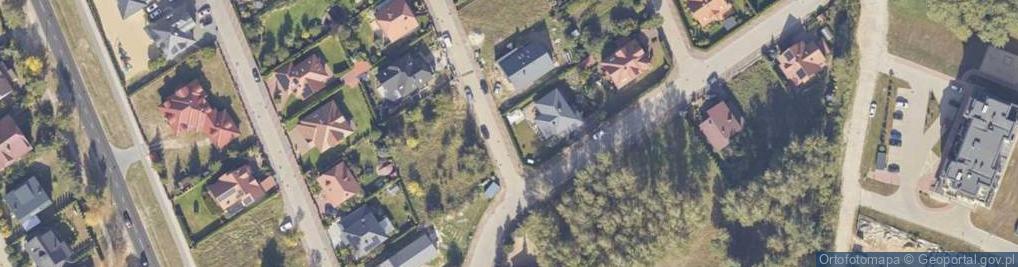 Zdjęcie satelitarne Zuchów ul.