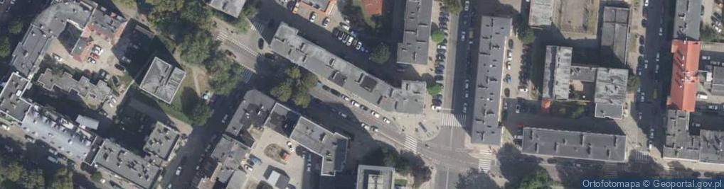Zdjęcie satelitarne Zwycięzców ul.