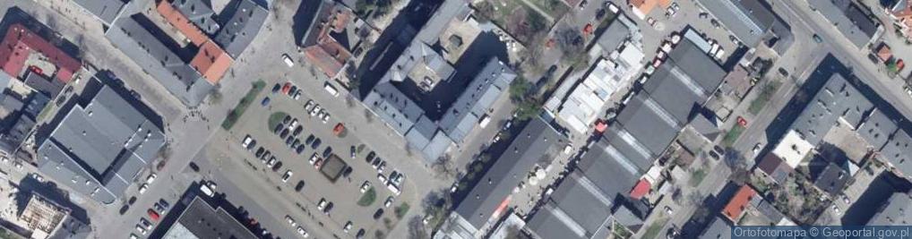 Zdjęcie satelitarne Związków Zawodowych ul.
