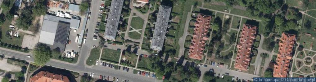 Zdjęcie satelitarne Zwycięska ul.