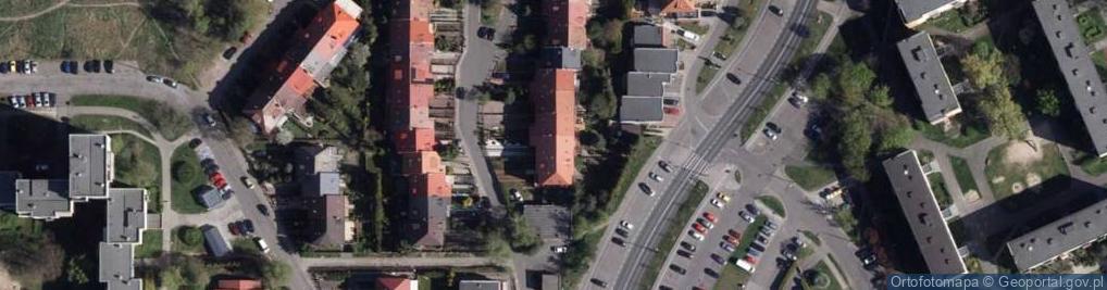 Zdjęcie satelitarne Żychonia Jana Henryka, mjr. ul.