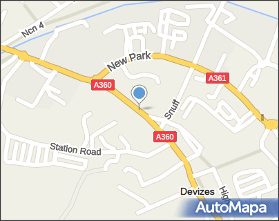 AutoMapa map