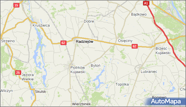 gmina Dobre - powiat radziejowski na mapie Targeo
