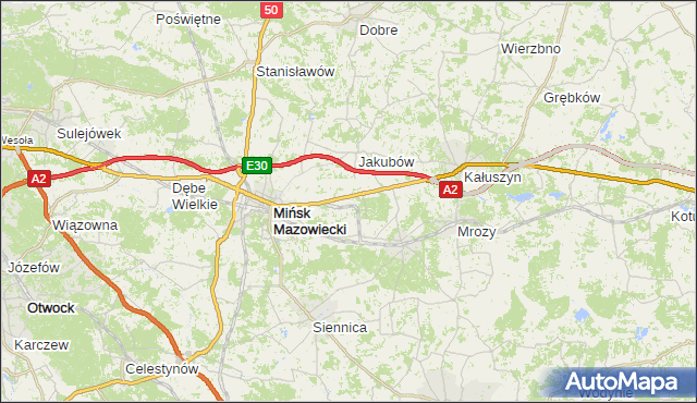 gmina Dobre - powiat miński na mapie Targeo