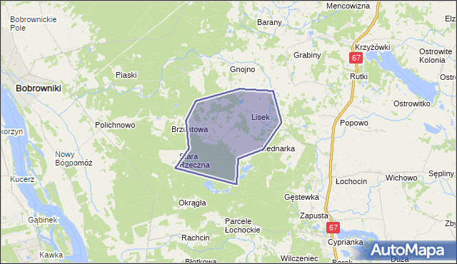 gmina Fabianki - powiat włocławski na mapie Targeo