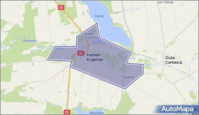gmina Kamień Krajeński - powiat sępoleński na mapie Targeo