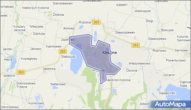 gmina Kleczew - powiat koniński na mapie Targeo