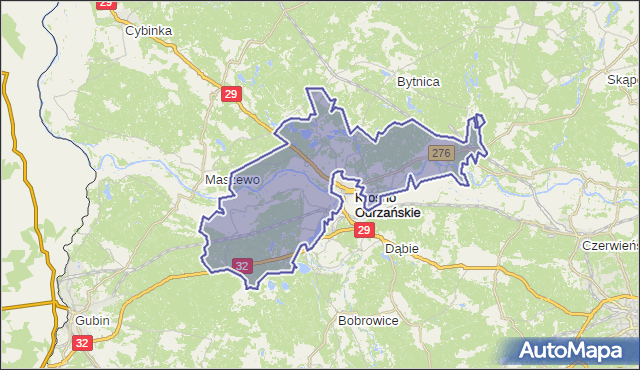 gmina Krosno Odrzańskie - powiat krośnieński na mapie Targeo