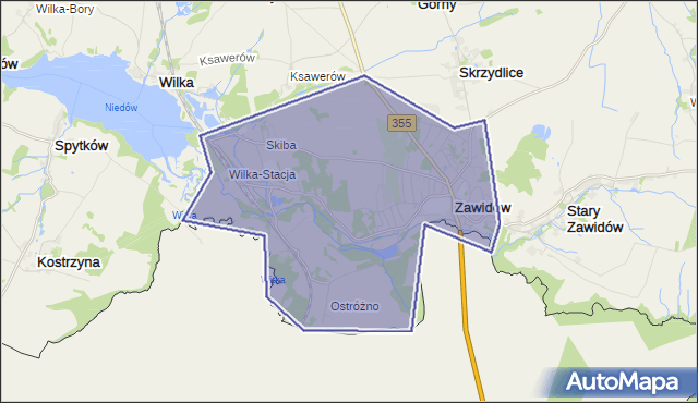 gmina Zawidów - powiat zgorzelecki na mapie Targeo