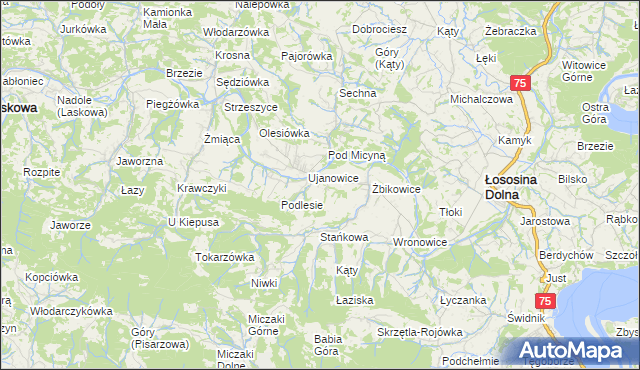 mapa Kobyłczyna, Kobyłczyna na mapie Targeo