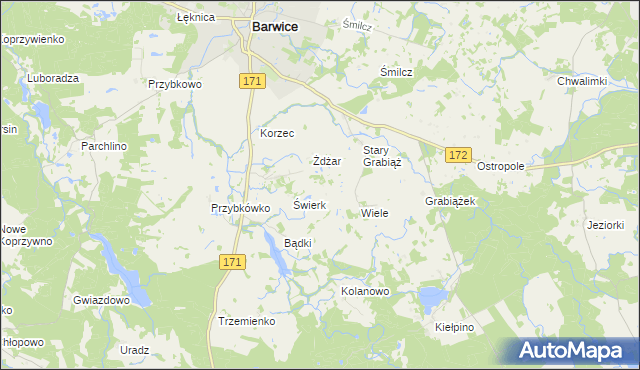 mapa Nowy Grabiąż, Nowy Grabiąż na mapie Targeo