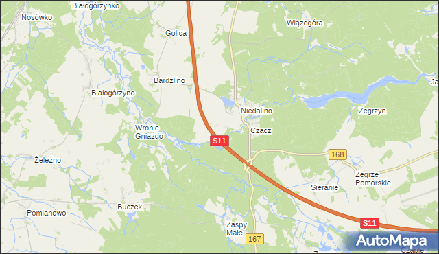 mapa Węgorki, Węgorki na mapie Targeo