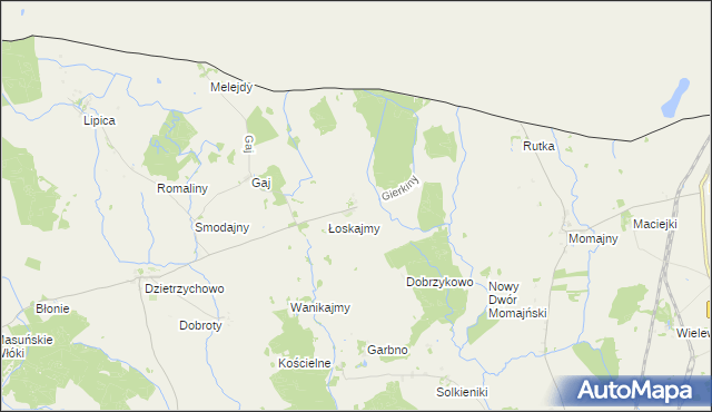 mapa Gierkiny, Gierkiny na mapie Targeo