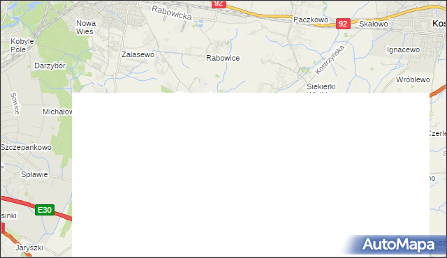 mapa Gowarzewo, Gowarzewo na mapie Targeo